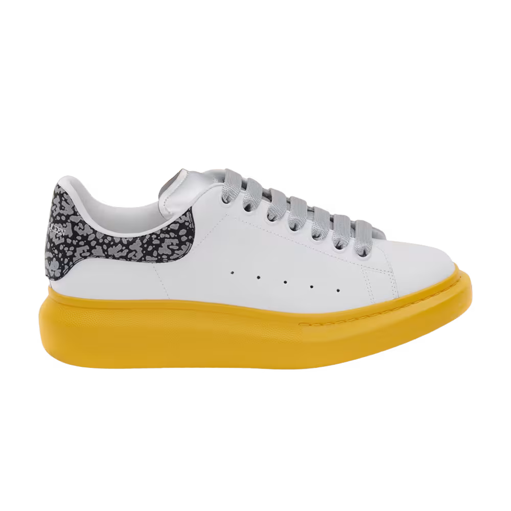 Alexander McQueen Oversized Sneaker White Pop Yellow