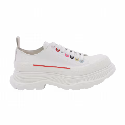 Alexander McQueen Wmns Tread Slick Lace Up 'White'