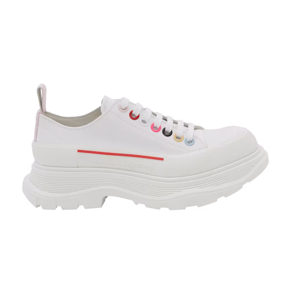 Alexander McQueen Women's Tread Slick Lace Up White