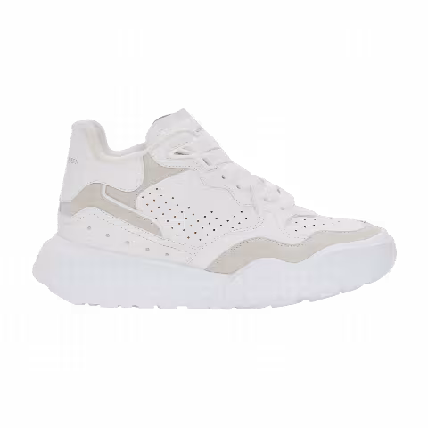 Alexander McQueen Wmns Court Trainer 'White Silver'
