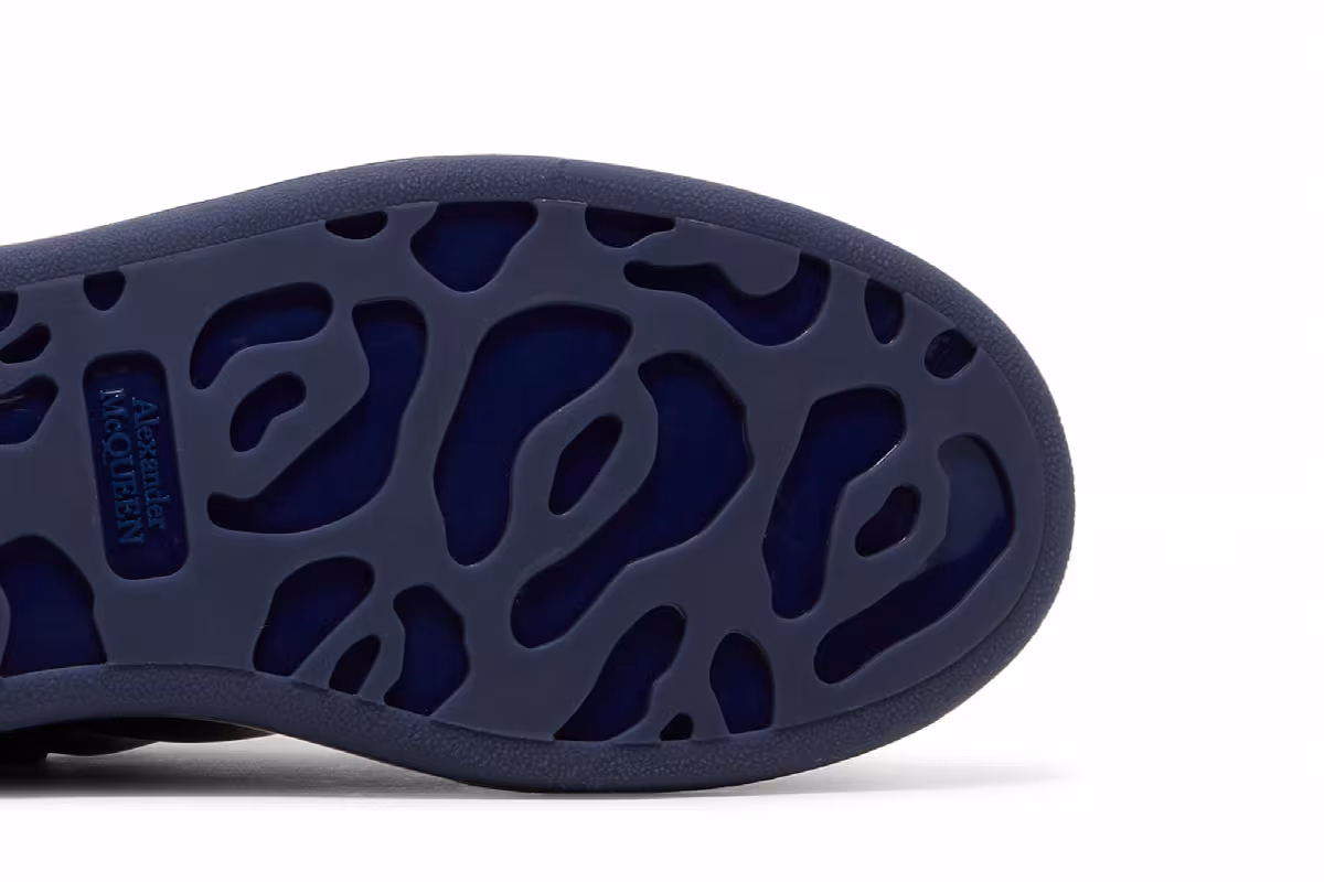 Alexander McQueen Oversized Sneaker Lux Gloss - Navy, view 6
