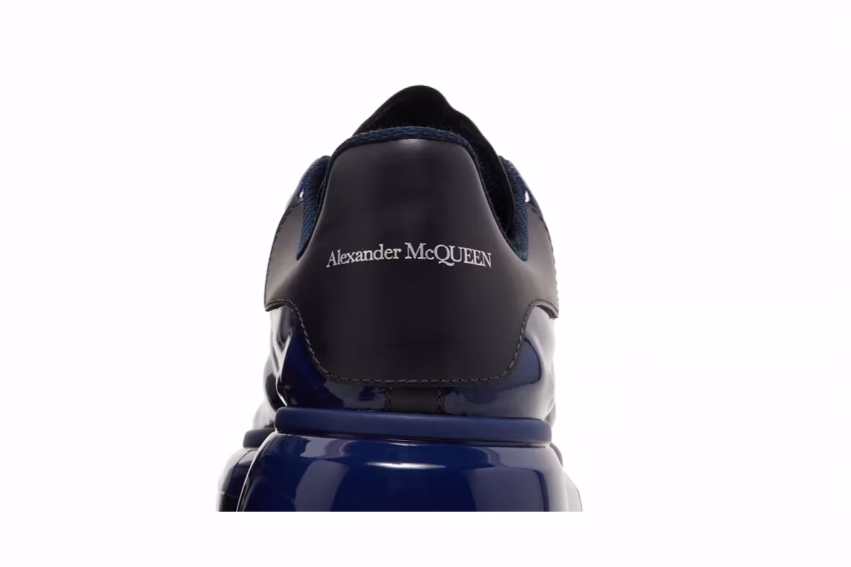 Alexander McQueen Oversized Sneaker Lux Gloss - Navy, view 8