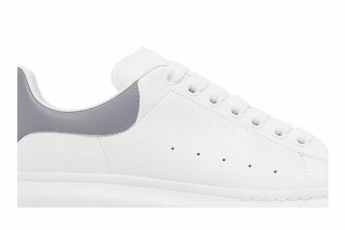 Alexander McQueen Oversized Sneaker White Grey, view 3