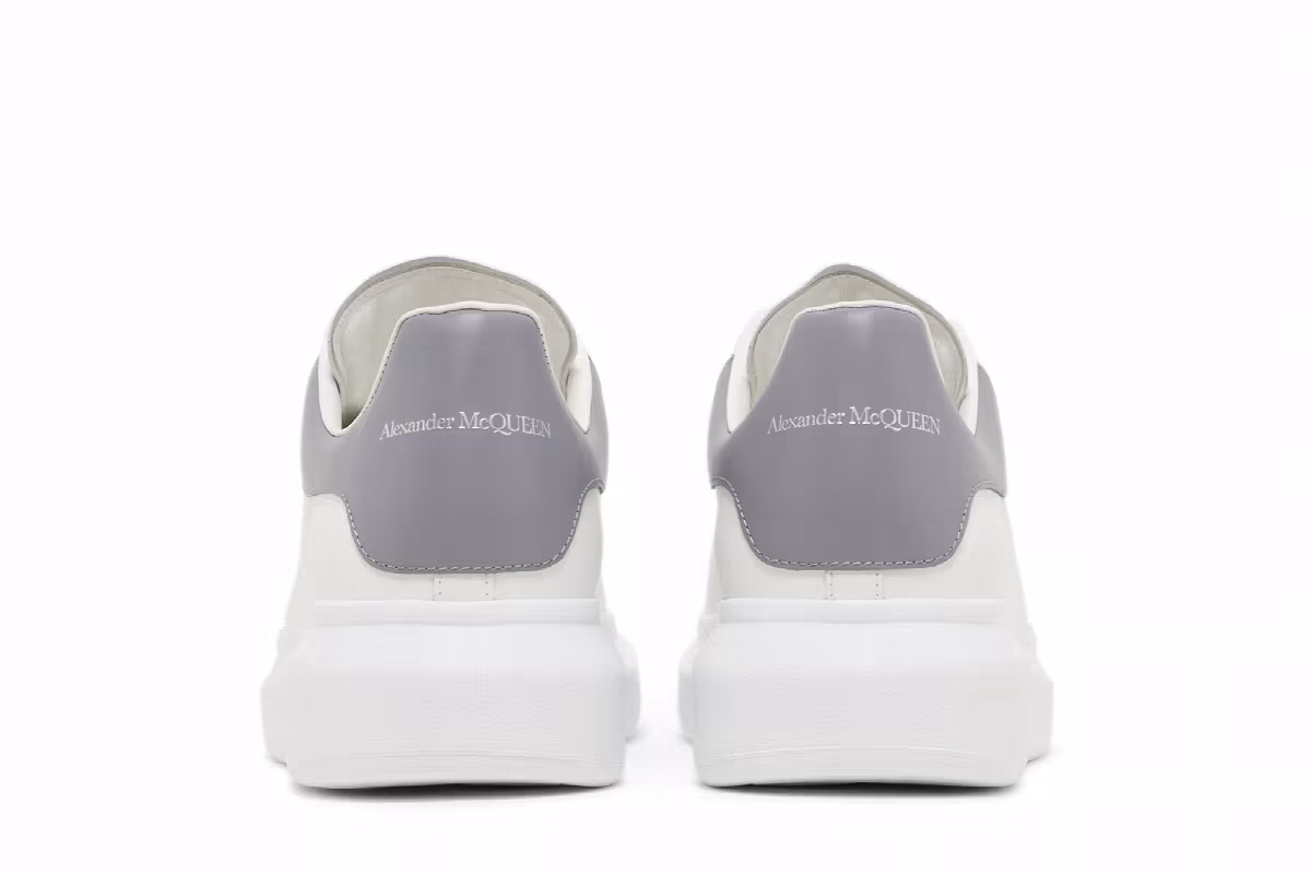 Alexander McQueen Oversized Sneaker White Grey, view 7