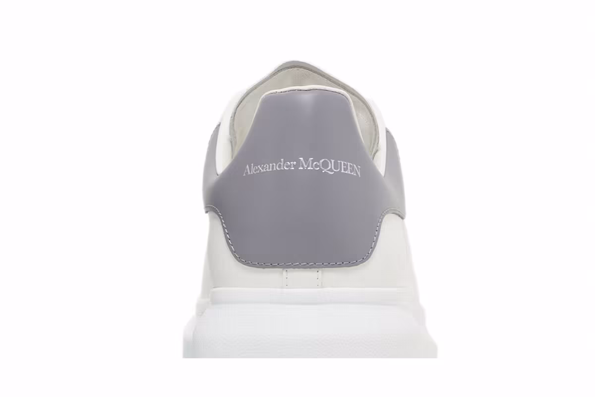 Alexander McQueen Oversized Sneaker White Grey, view 8