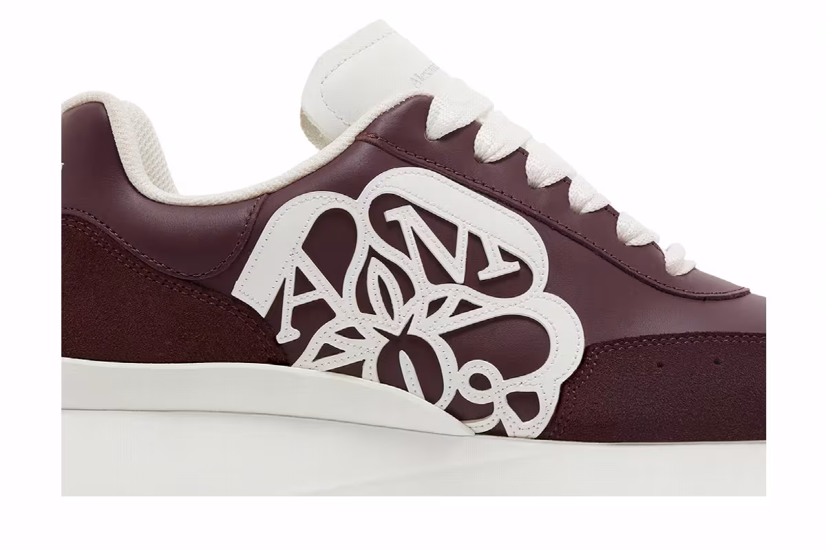 Alexander McQueen Women's Sprint Runner Dark Burgundy, view 3