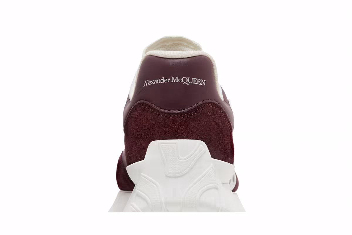 Alexander McQueen Women's Sprint Runner Dark Burgundy, view 8