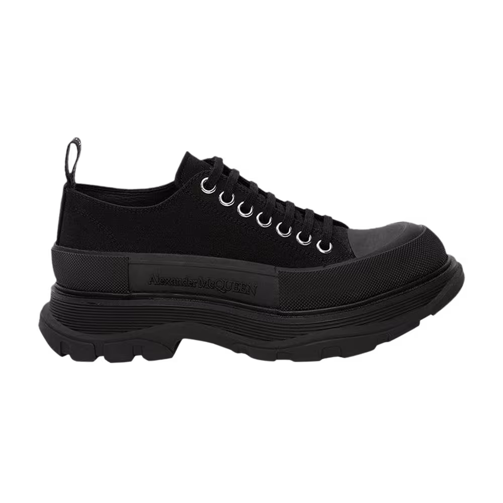 Alexander McQueen Women's Tread Slick Lace Up Triple Black 2023