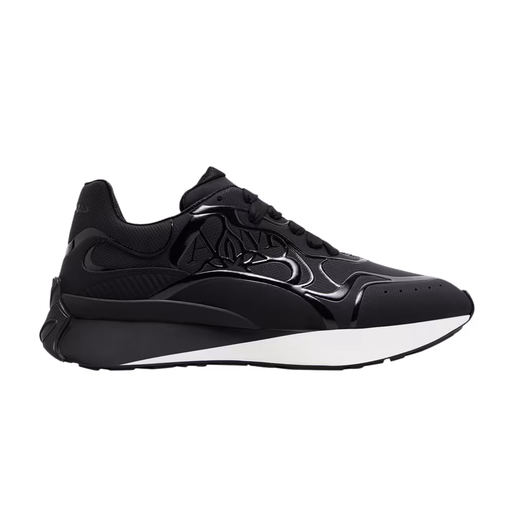 Alexander McQueen Sprint Runner Black White