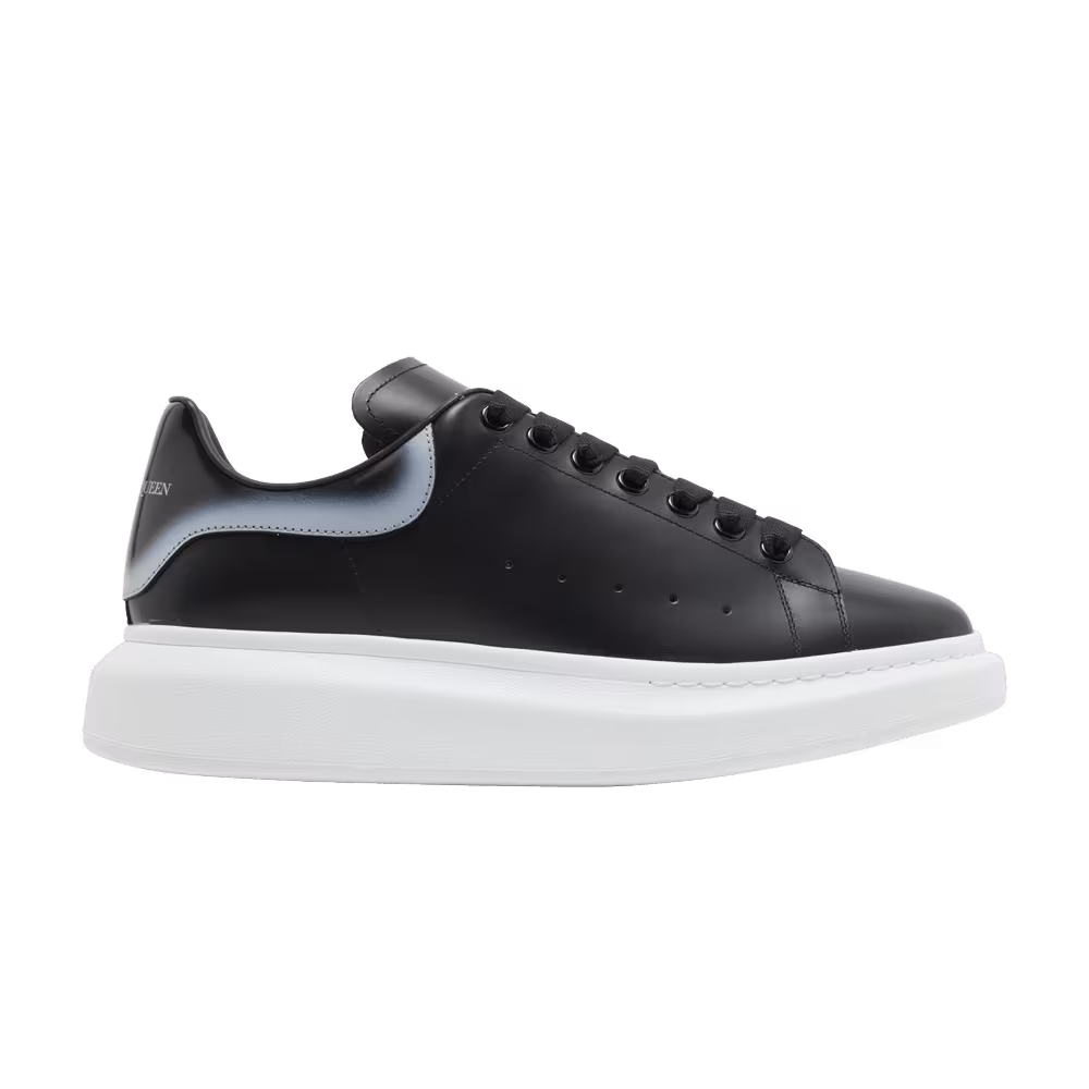 Alexander McQueen Oversized Sneaker Faded Heel - Black Silver