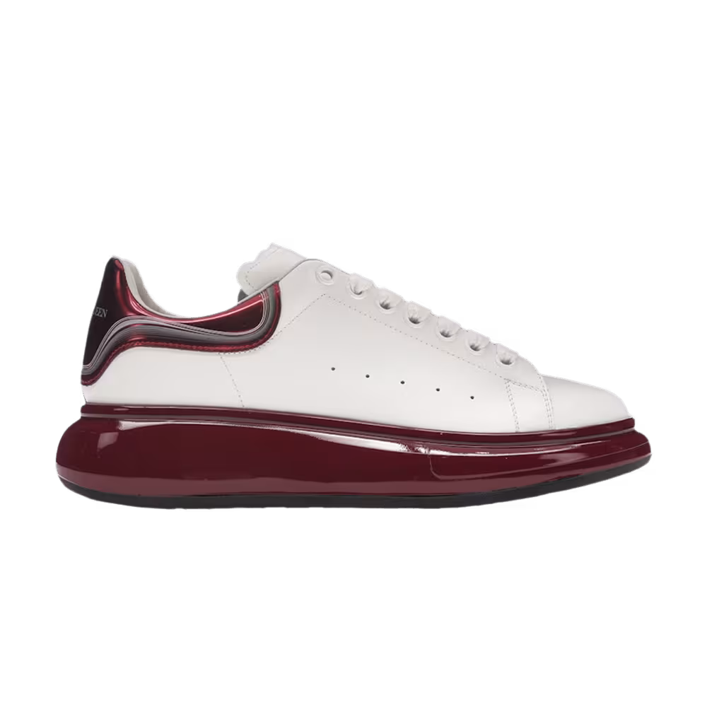 Alexander McQueen Oversized Sneaker White Garnet Black