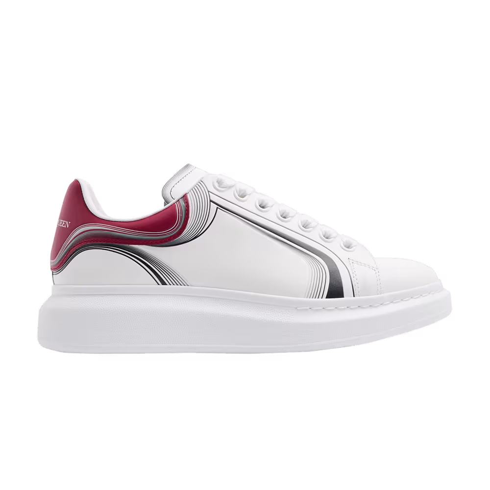 Alexander McQueen Oversized Sneaker Curve Tech - Garnet