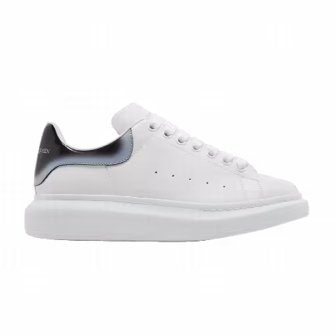 Alexander McQueen Oversized Sneaker 'Faded Heel - White Black Silver'