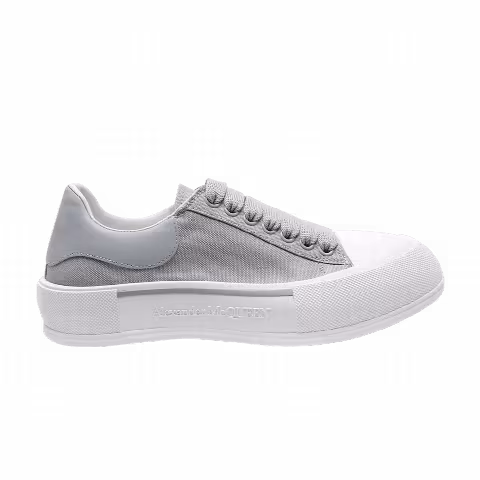 Alexander McQueen Deck Plimsoll Low 'Lilac Grey'
