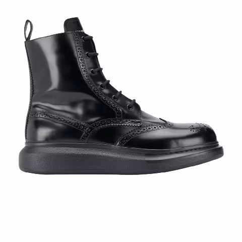 Alexander McQueen Hybrid Brogue Boot 'Black'