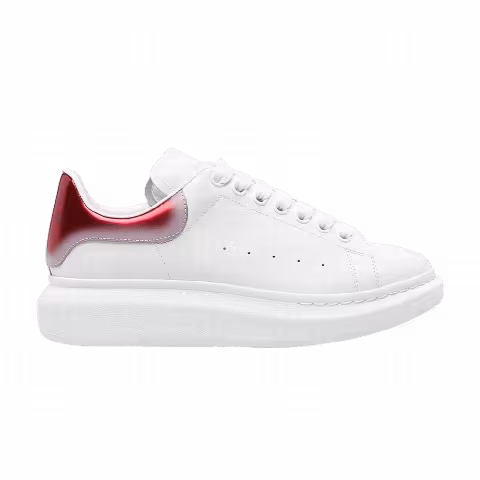 Alexander McQueen Oversized Sneaker 'Faded Heel - White Red'