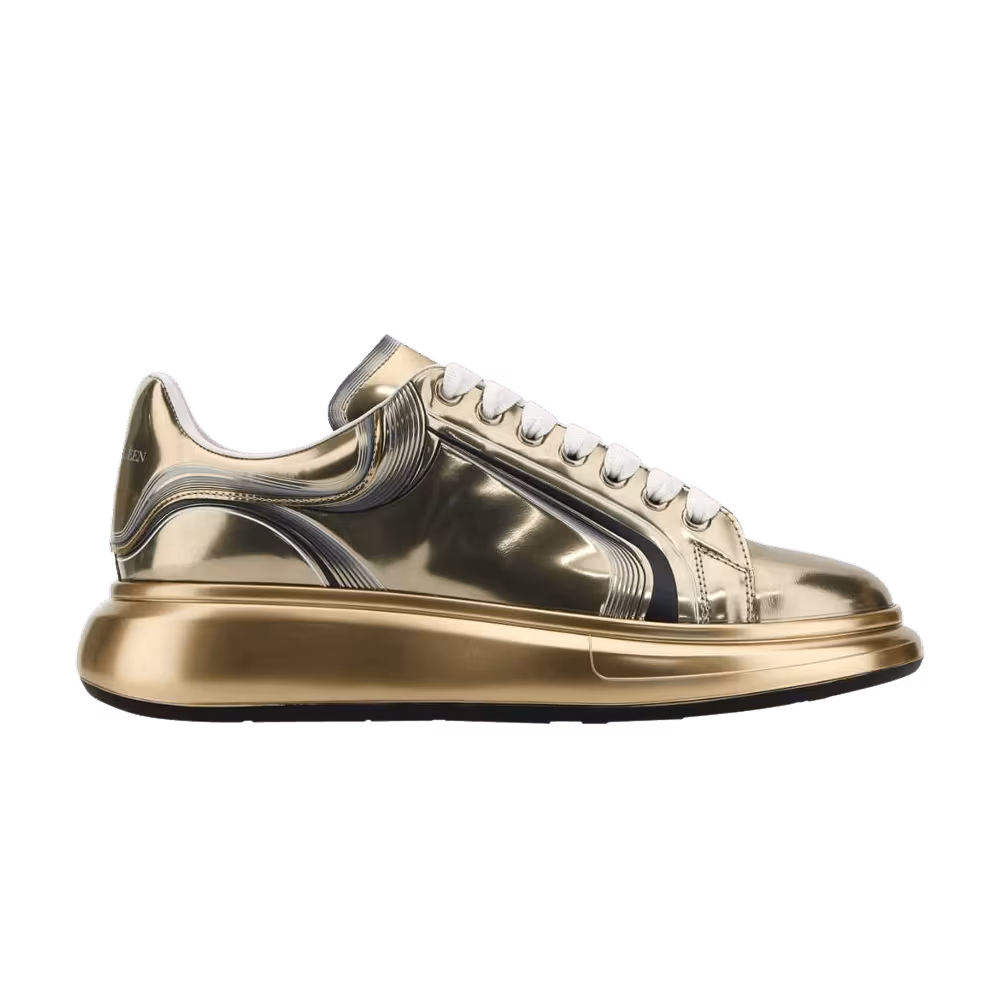 Alexander McQueen Oversized Sneaker Curve Tech - Gold