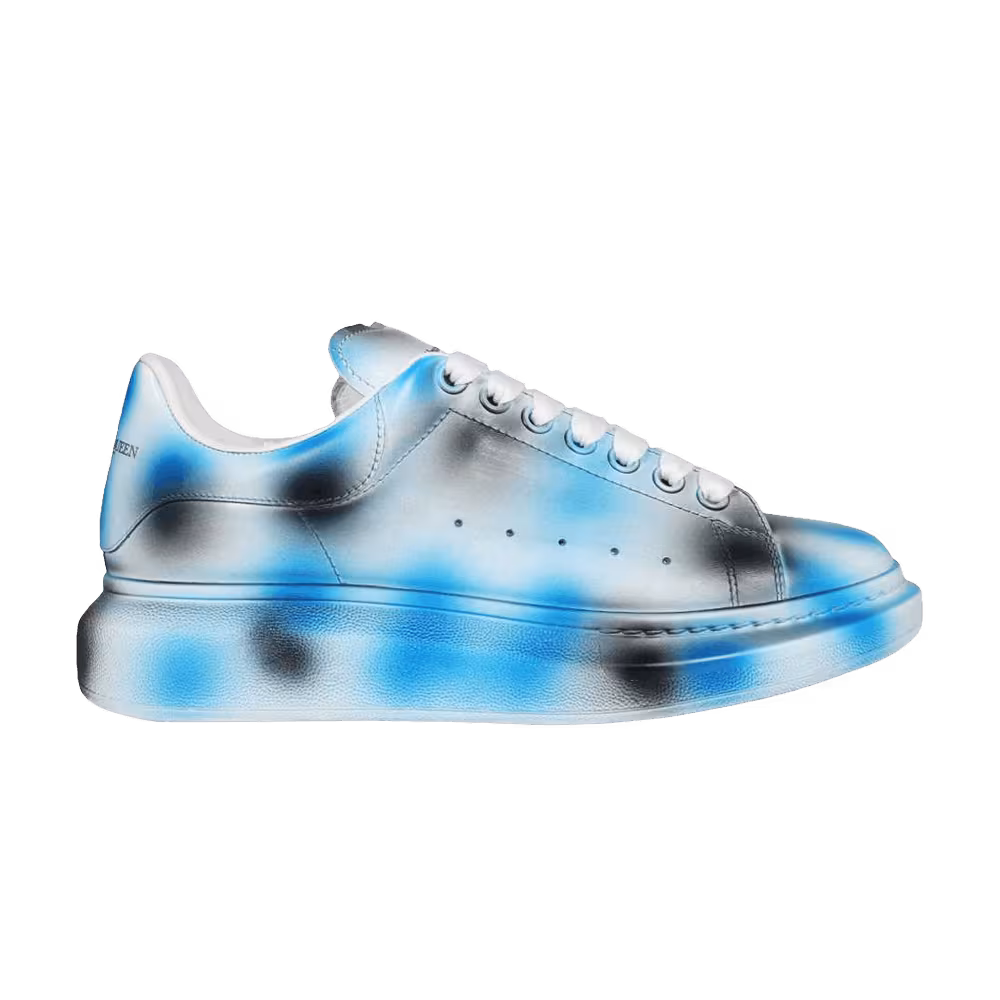 Alexander McQueen Oversized Sneaker Spray Paint - Black Blue