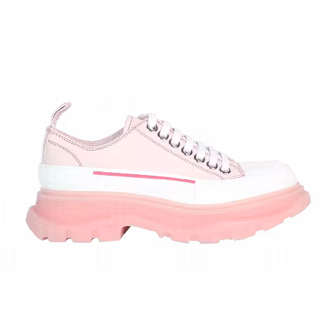 Alexander McQueen Wmns Tread Slick Lace Up 'Tea Rose White'