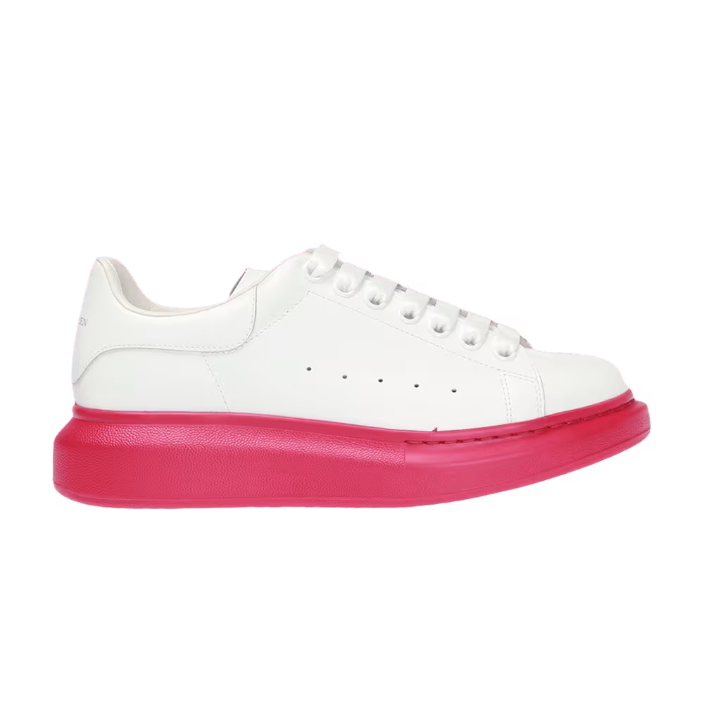 Alexander McQueen Women's Oversized Sneaker White Pink