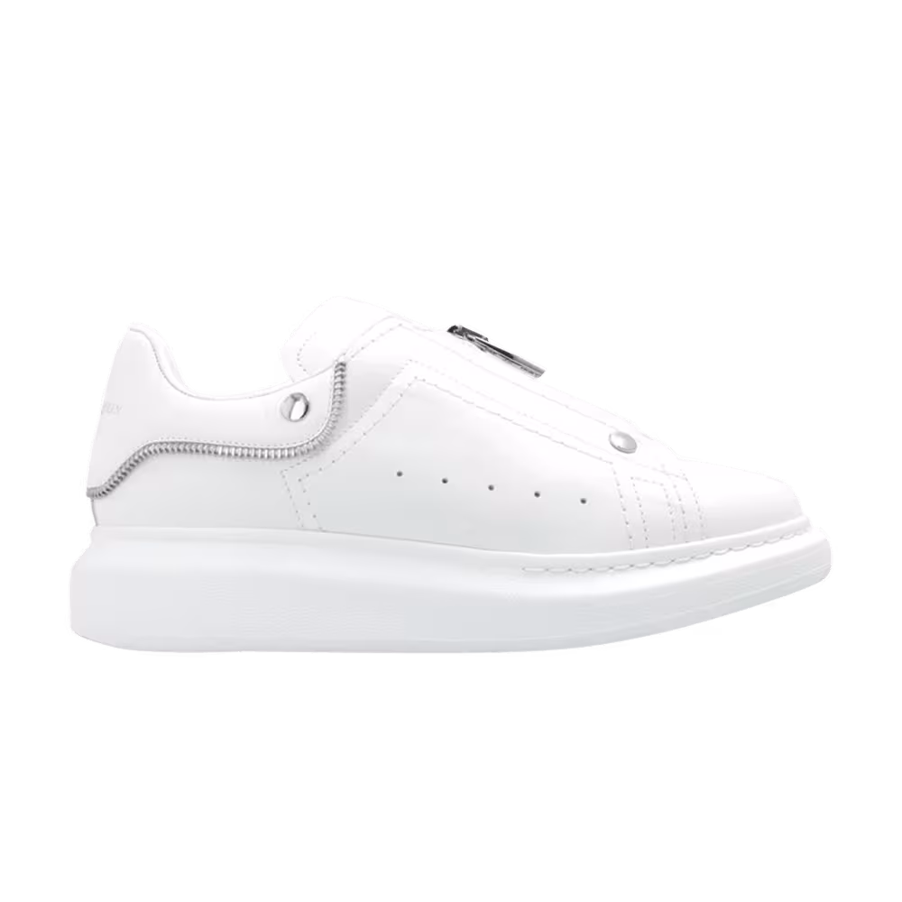Alexander McQueen Women's Oversized Sneaker Zipper Tooth - White