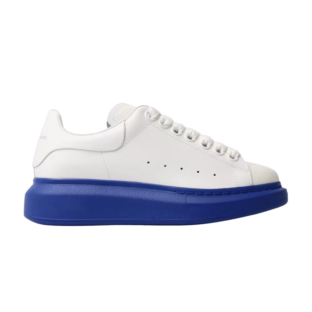 Alexander McQueen Women's Oversized Sneaker White Pastel Blue