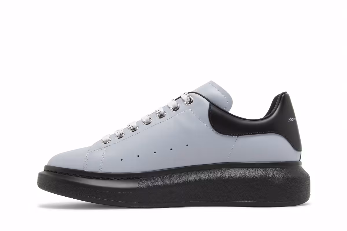 Alexander McQueen Oversized Sneaker Light Blue Black, view 4