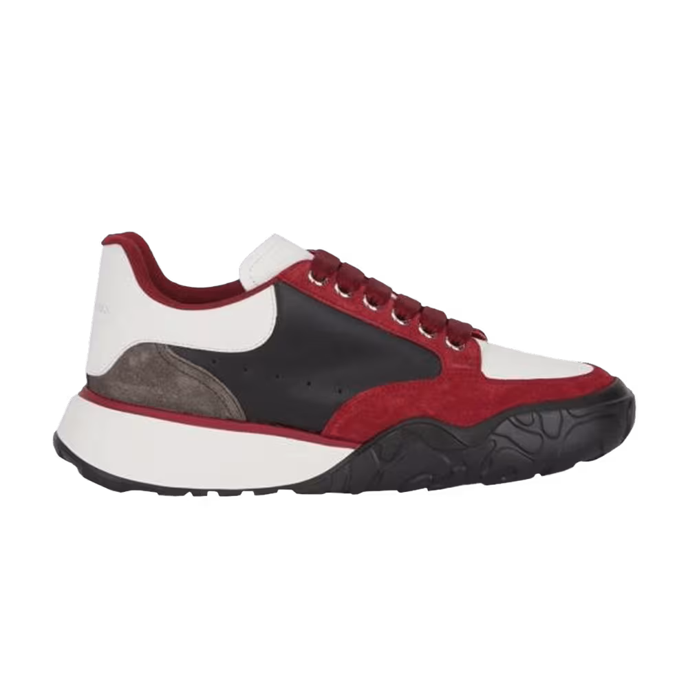 Alexander McQueen Court Trainer Red Black Grey