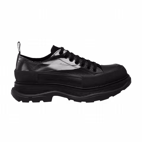 Alexander McQueen Tread Slick Lace Up 'Solarised Flower - Black'