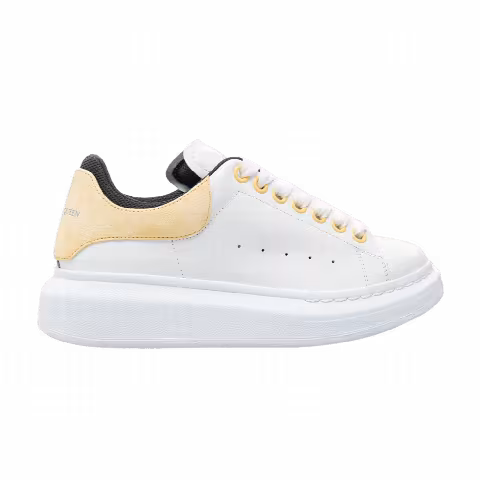 Alexander McQueen Wmns Oversized Sneaker 'Double Heel Tab - White Cream'