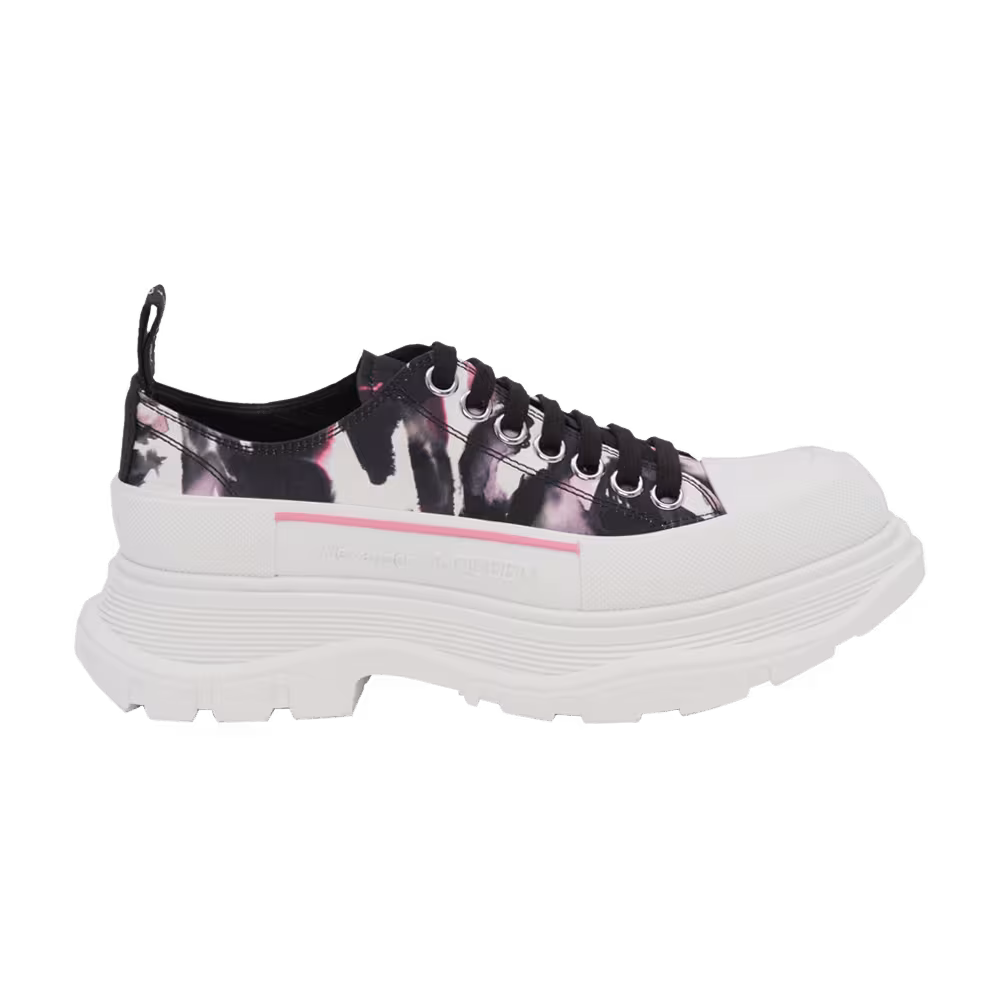 Alexander McQueen Women's Tread Slick Lace Up Watercolour Graffiti