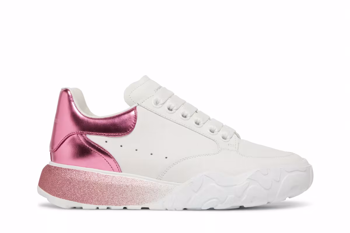 Alexander McQueen Women's Oversized Court Trainer Degrade - Pastel Pink, view 2