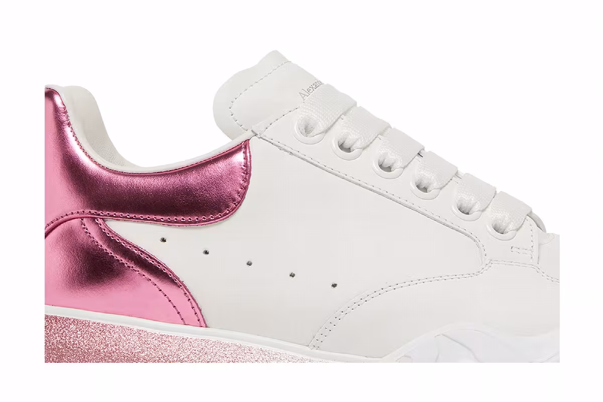Alexander McQueen Women's Oversized Court Trainer Degrade - Pastel Pink, view 3
