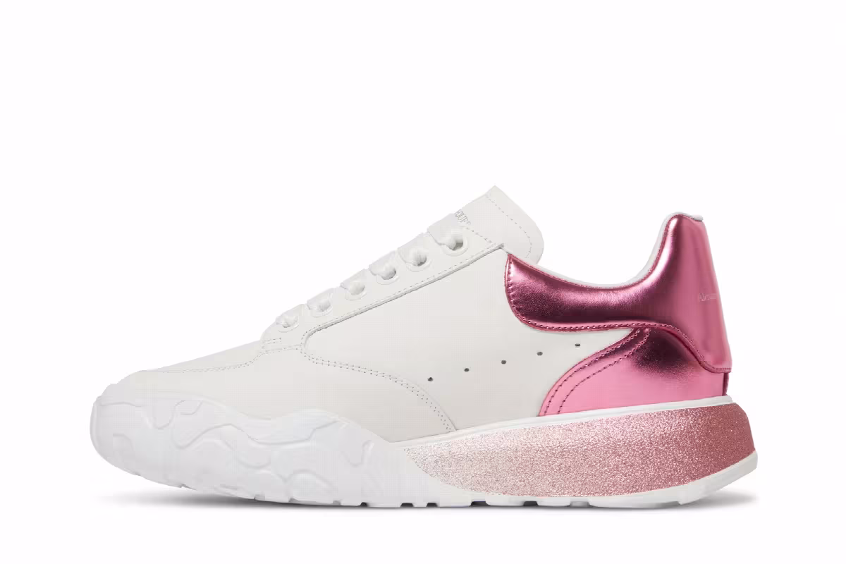 Alexander McQueen Women's Oversized Court Trainer Degrade - Pastel Pink, view 4