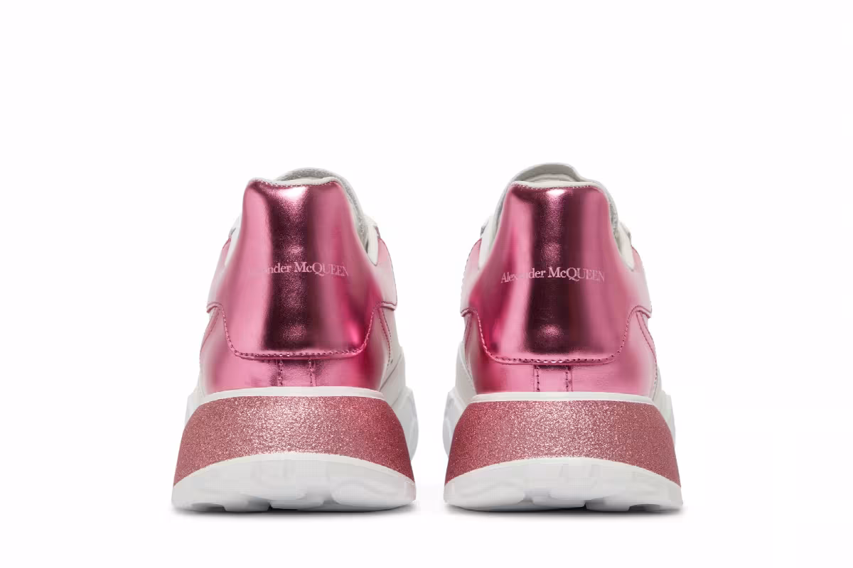 Alexander McQueen Women's Oversized Court Trainer Degrade - Pastel Pink, view 7