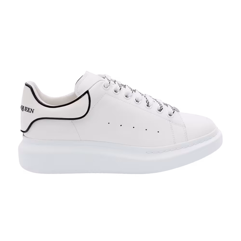 Alexander McQueen Oversized Sneaker New Tech Calf - White Black