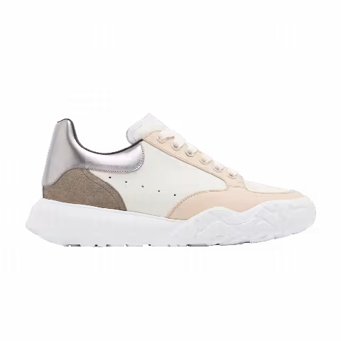 Alexander McQueen Court Trainer 'White Silver'