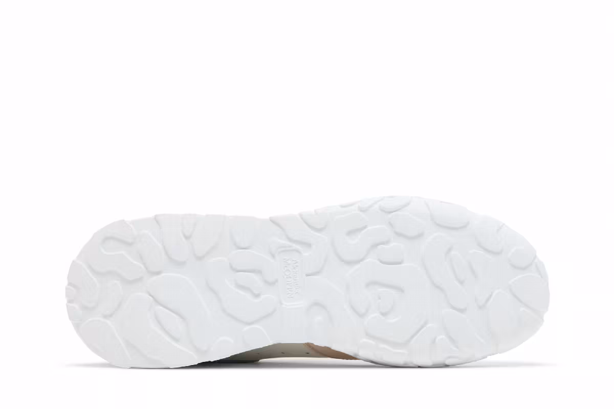 Alexander McQueen Court Trainer White Silver, view 5