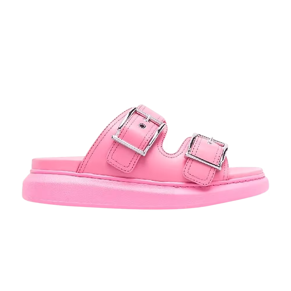 Women's Alexander McQueen Buckle Sandal Sugar Pink
