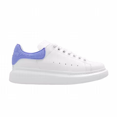 Alexander McQueen Wmns Oversized Sneaker 'White Lilac Zebra'