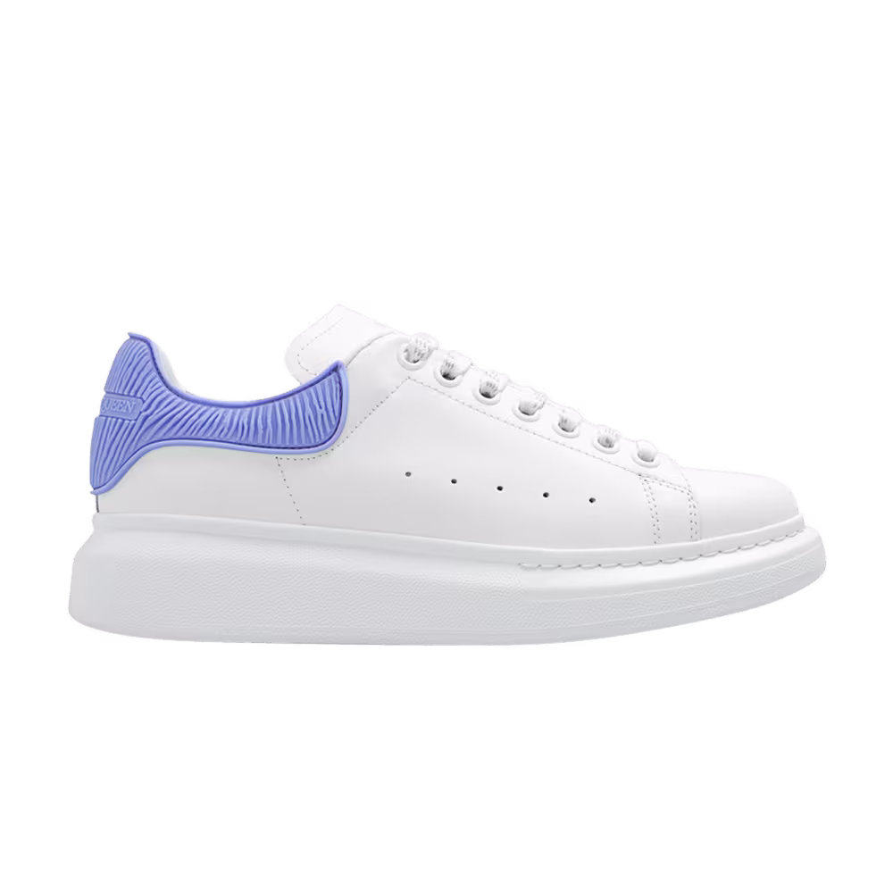 Alexander McQueen Women's Oversized Sneaker White Lilac Zebra