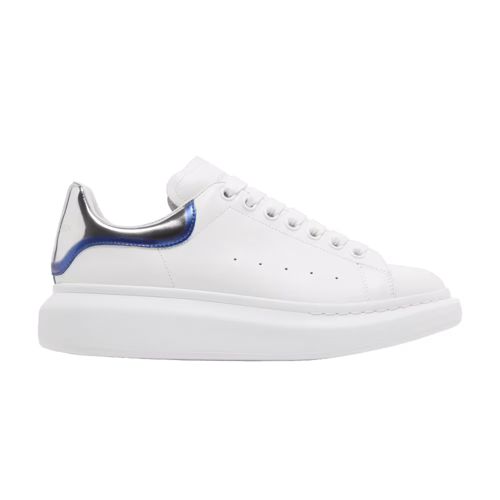 Alexander McQueen Oversized Sneaker White Silver Blue