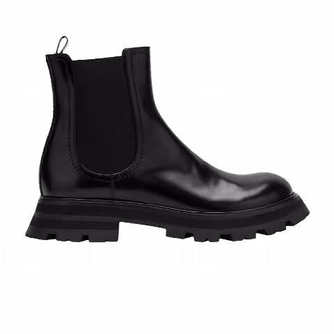 Alexander McQueen Wmns Wander Chelsea Boot 'Black' 2023