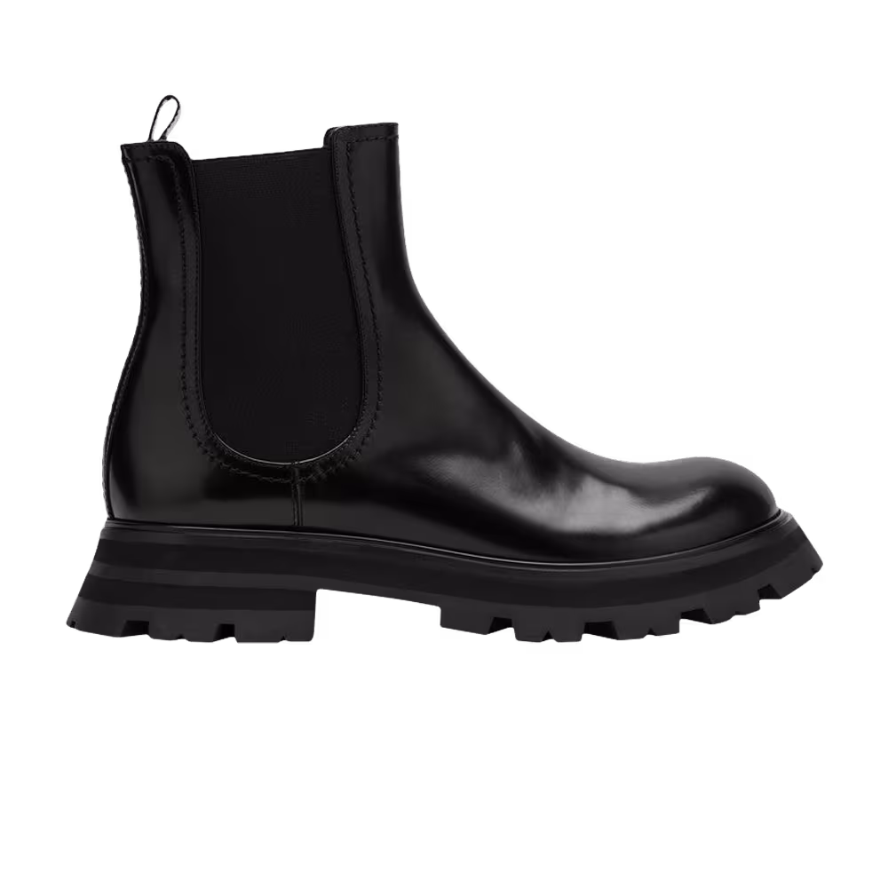 Alexander McQueen Women's Wander Chelsea Boot Black 2023