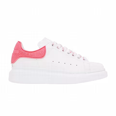 Alexander McQueen Wmns Oversized Sneaker 'White Pink Zebra'