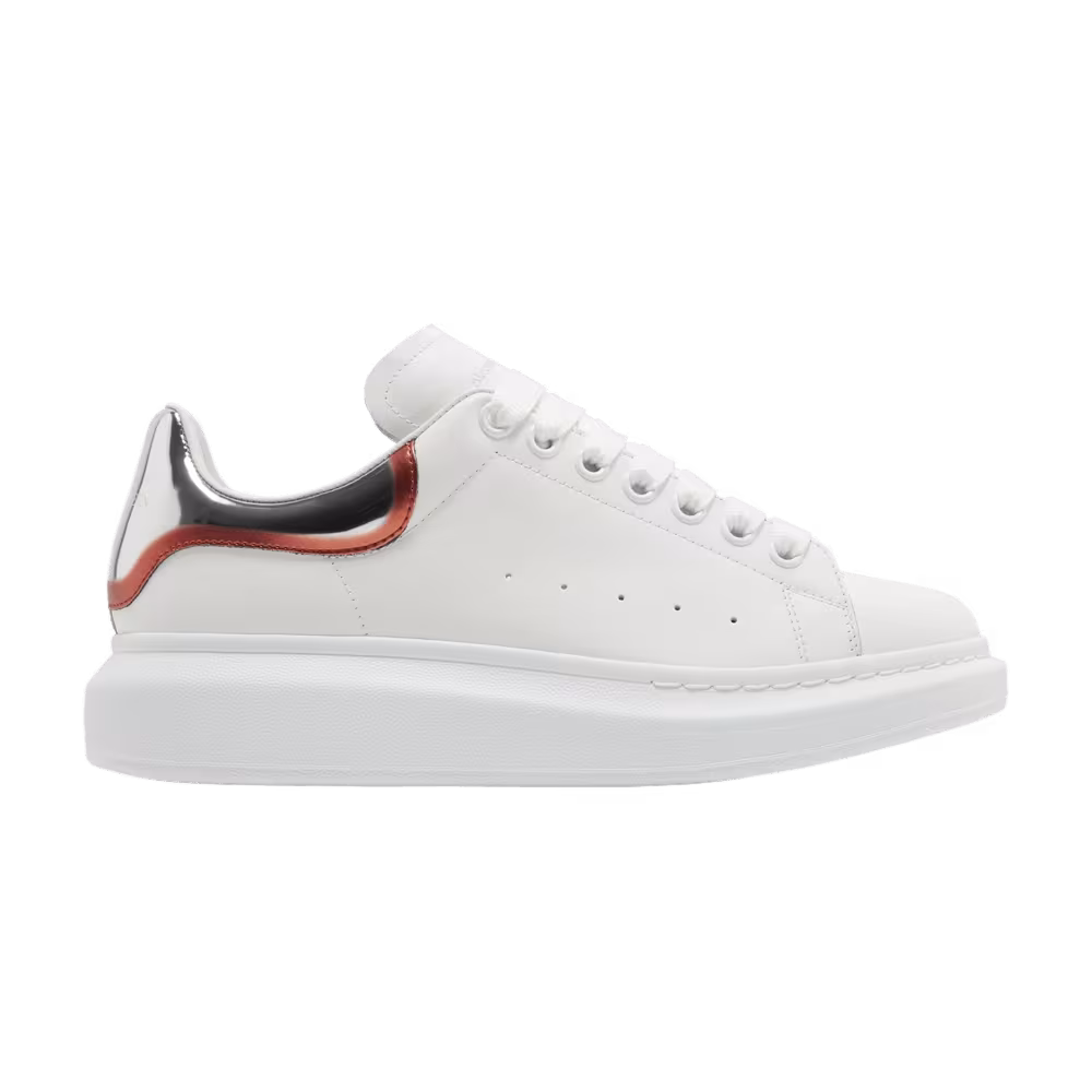 Alexander McQueen Oversized Sneaker White Silver Lust Red