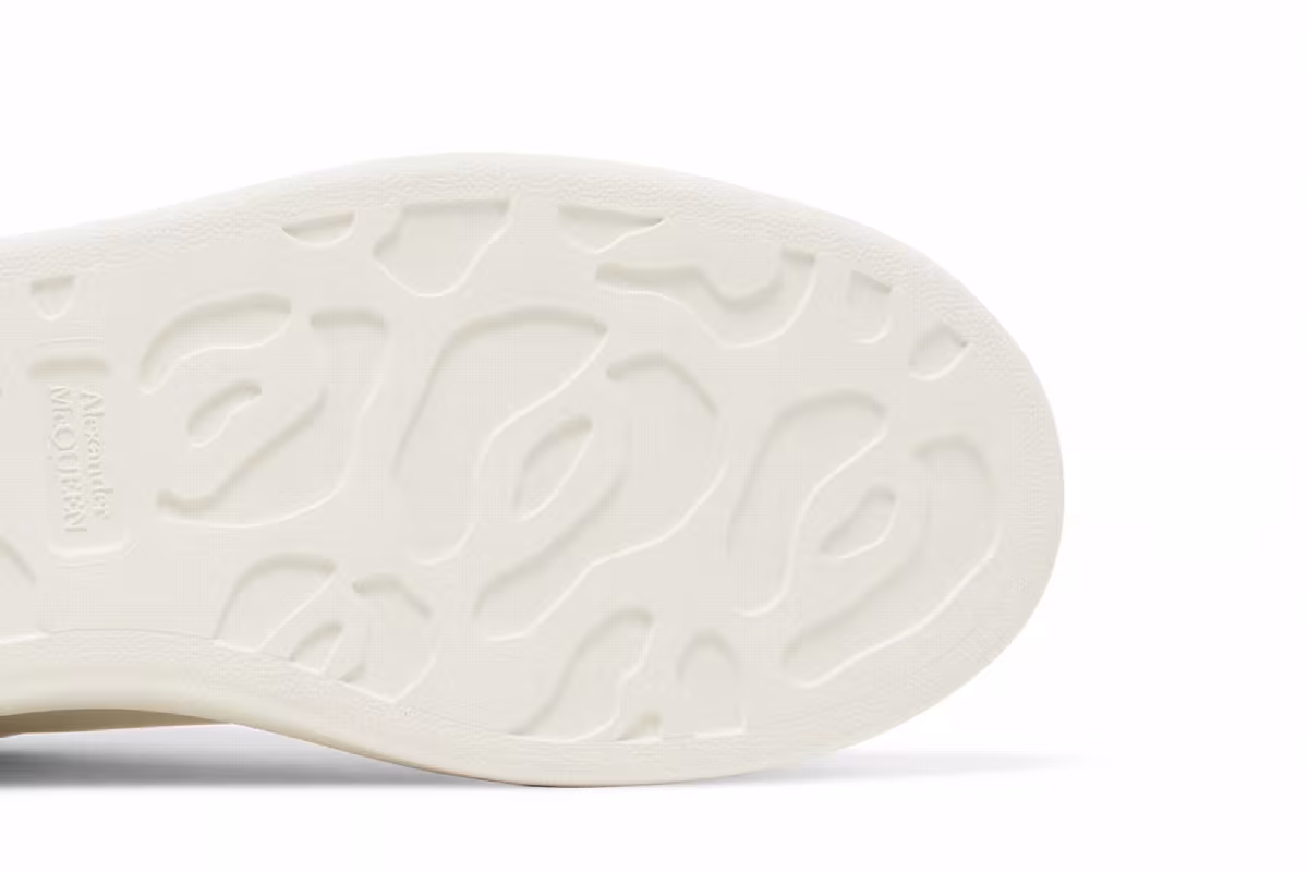 Alexander McQueen Oversized Sneaker White Spring Blue, view 6