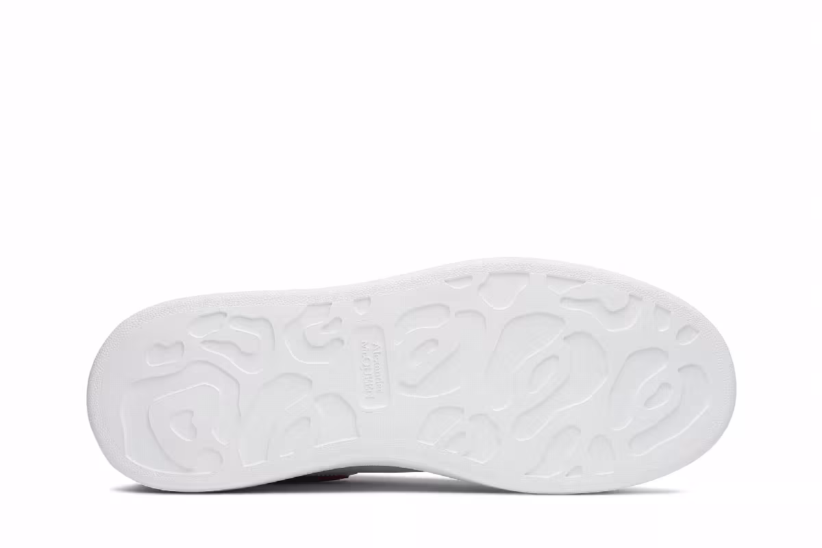 Alexander McQueen Oversized Sneaker White Lust Red, view 5