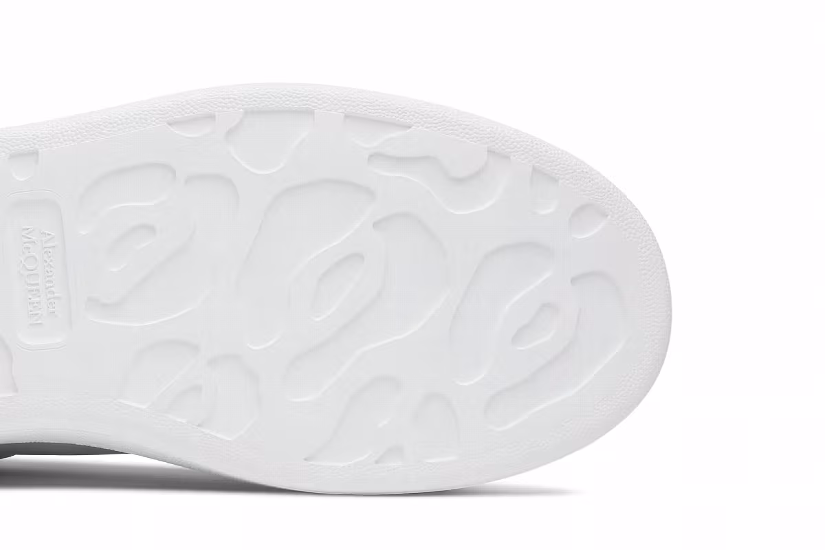 Alexander McQueen Oversized Sneaker White Lust Red, view 6