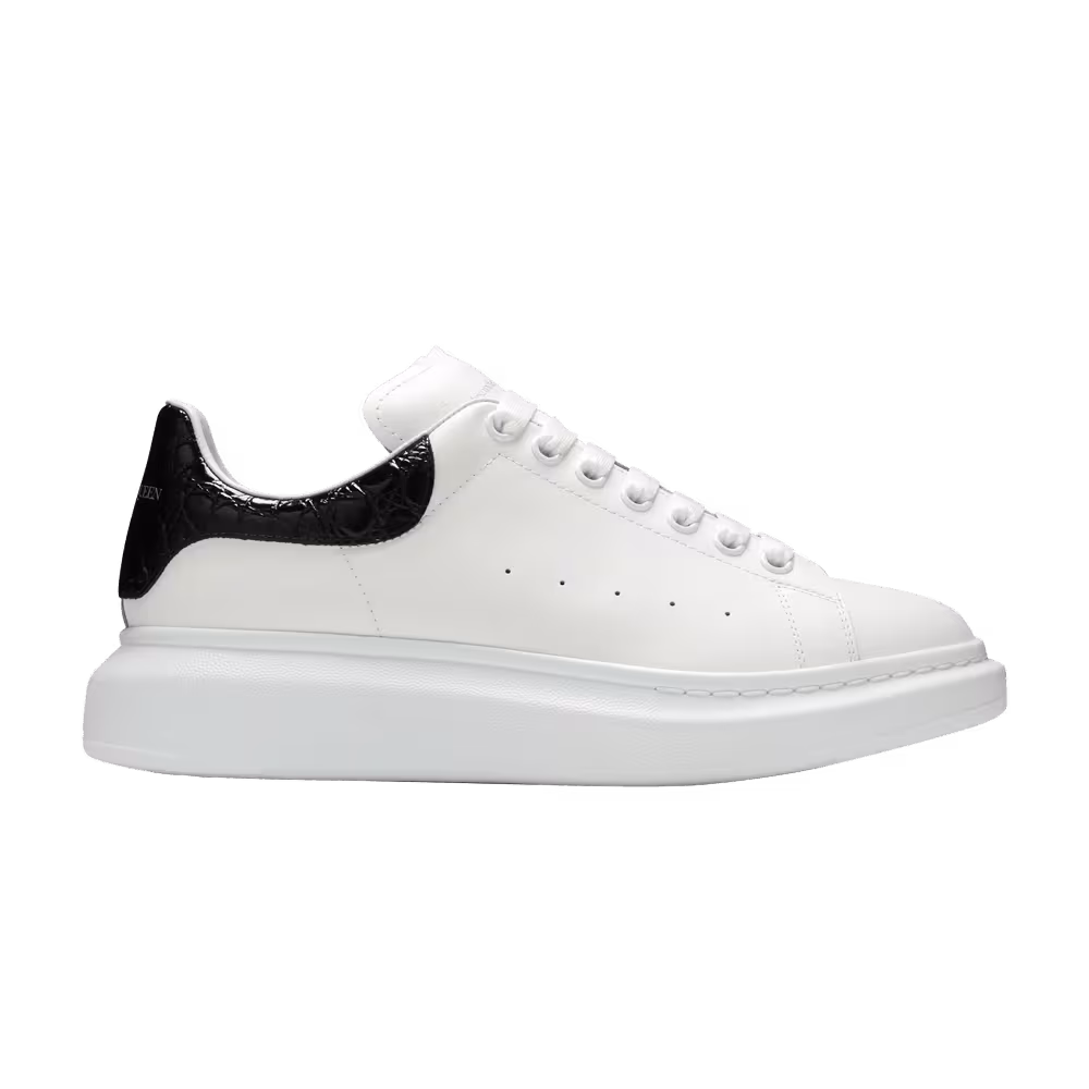 Alexander McQueen Oversized Sneaker Black Crocodile